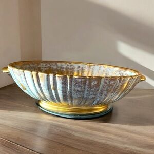 Stangl pottery large oval bowl, antique, elegant style